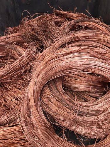 Copper red wire scrap